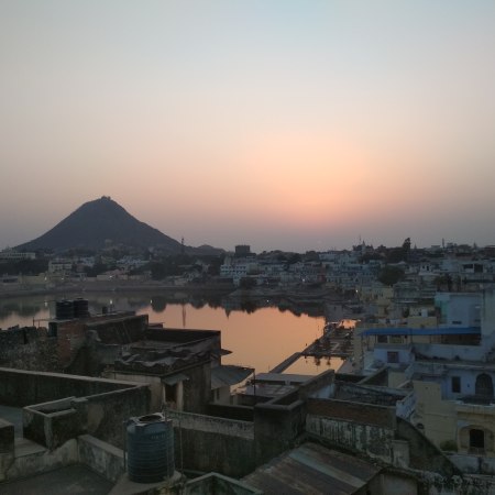 Pushkar Ghat by Sunset